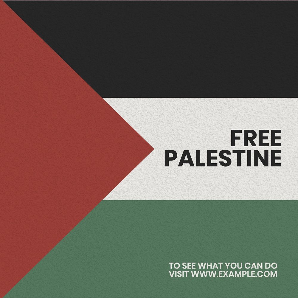 Free Palestine Instagram post template