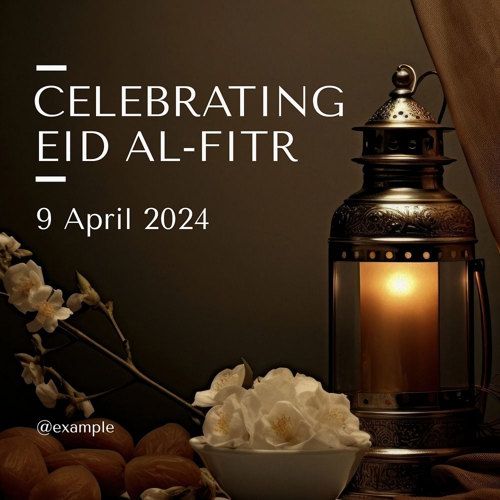 Eid al-Fitr Instagram post template