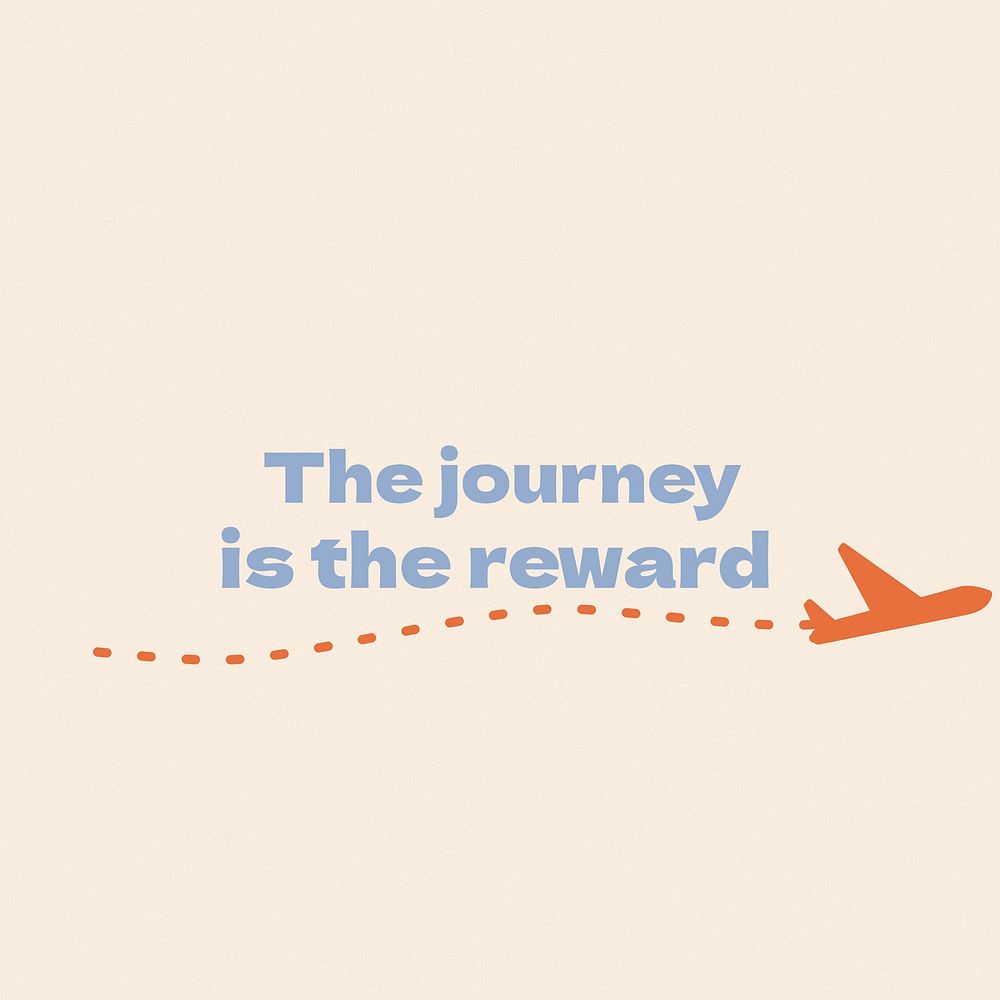 Journey s quote Instagram post template