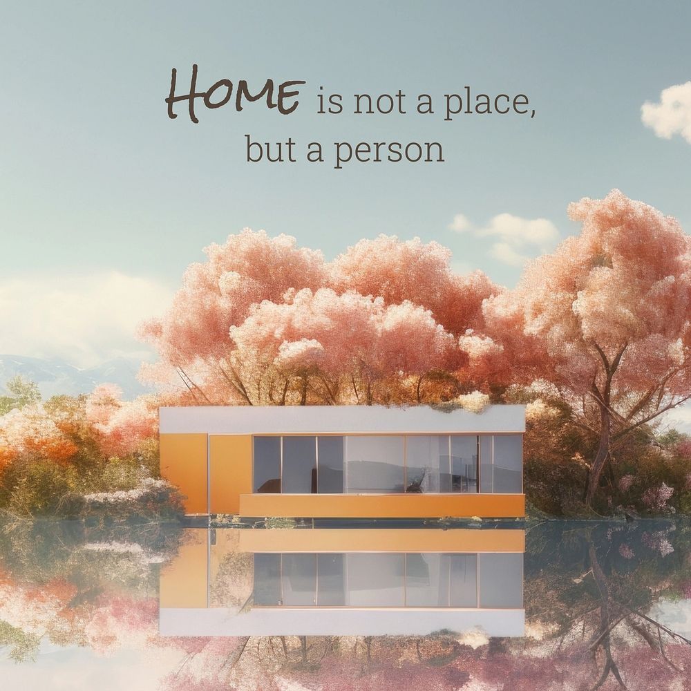 Home  quote Instagram post template