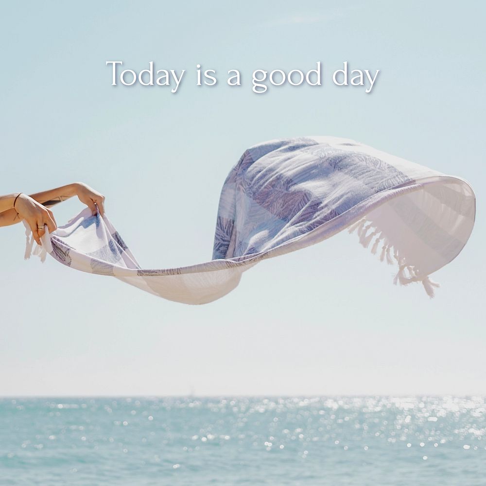 Good day  quote Instagram post template