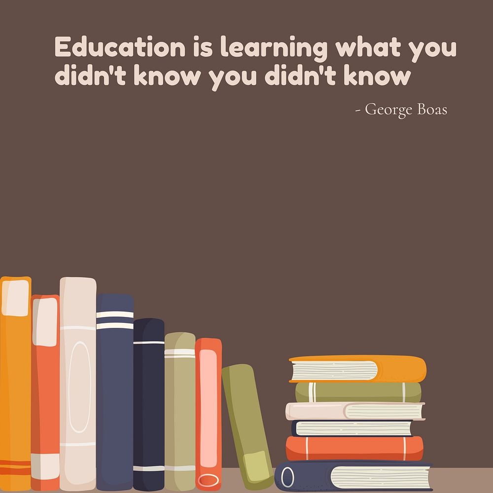 Education  quote Instagram post template