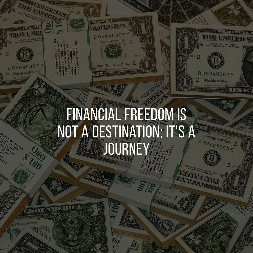 Finance  quote Instagram post template