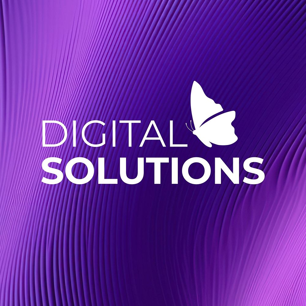 Digital solutions Instagram post template