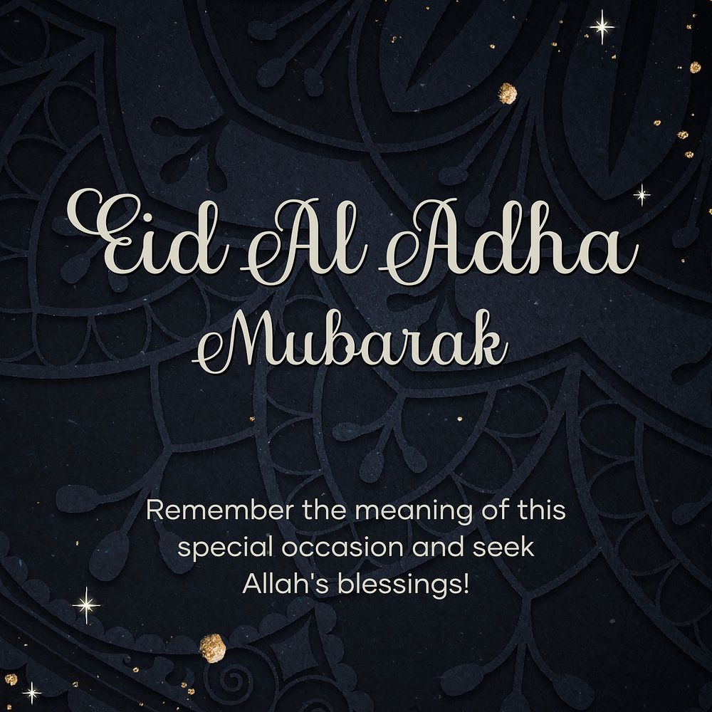 Eid Al Adha Instagram post template
