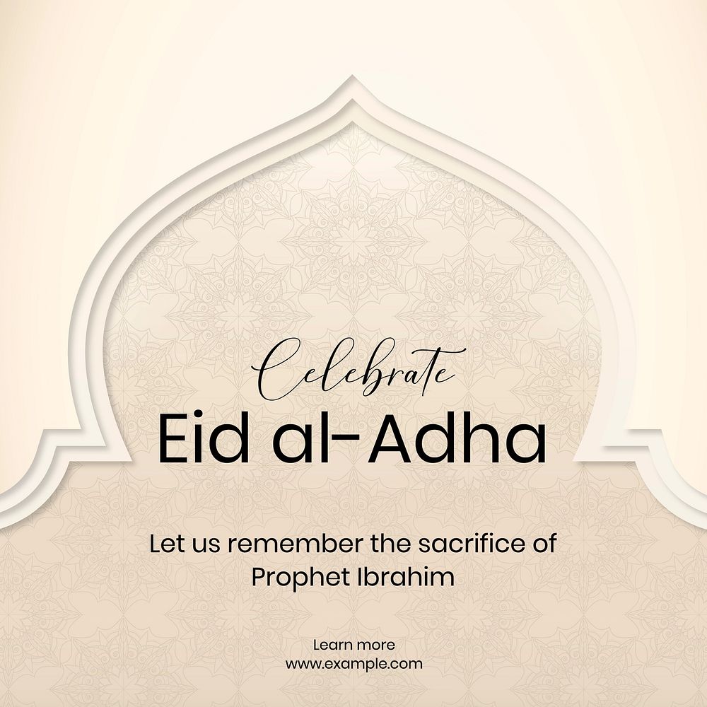 Eid al-Adha Instagram post template