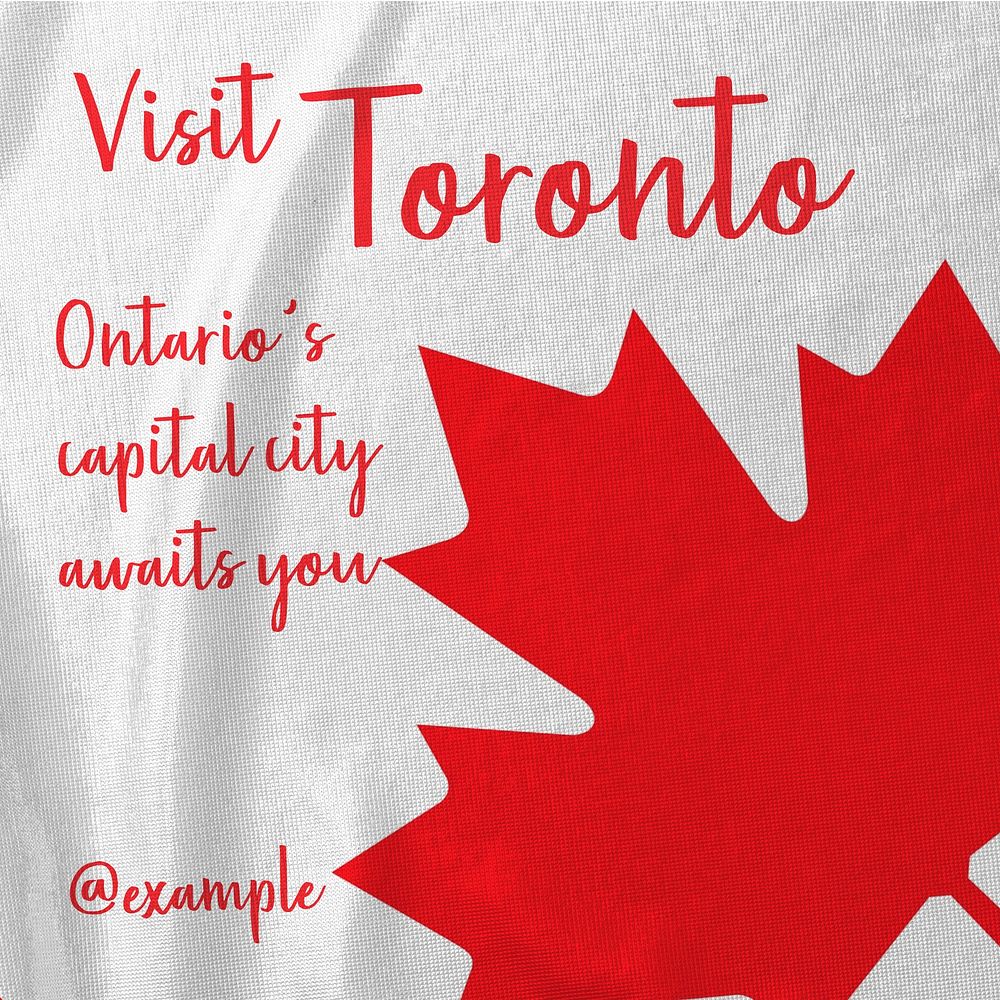 Visit Toronto Instagram post template