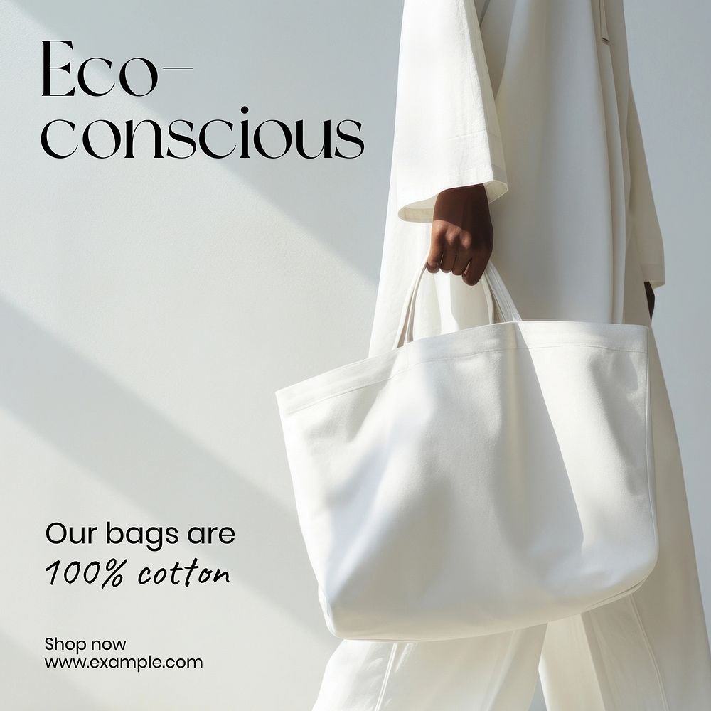 Eco-conscious Instagram post template