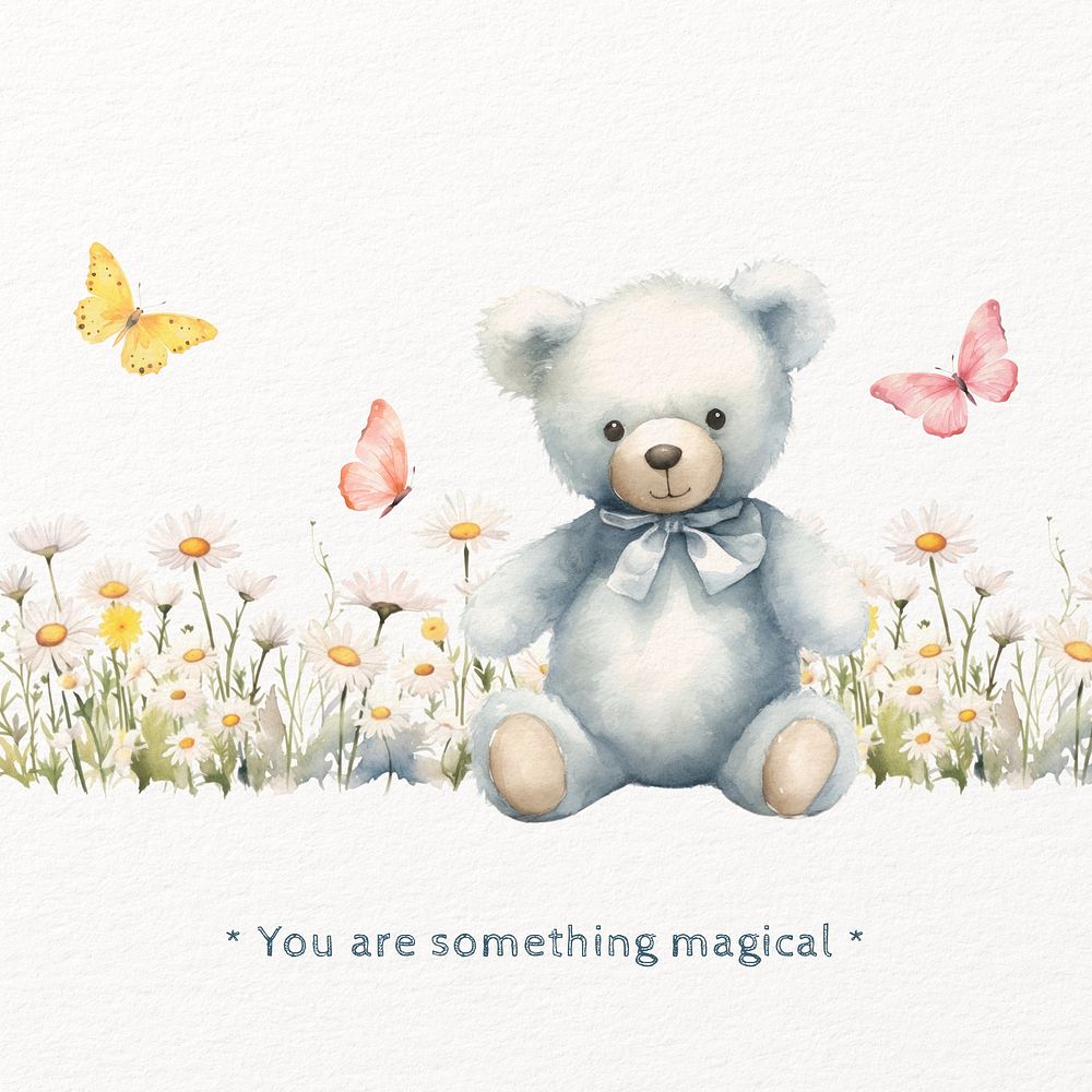You are magical quote Instagram post template