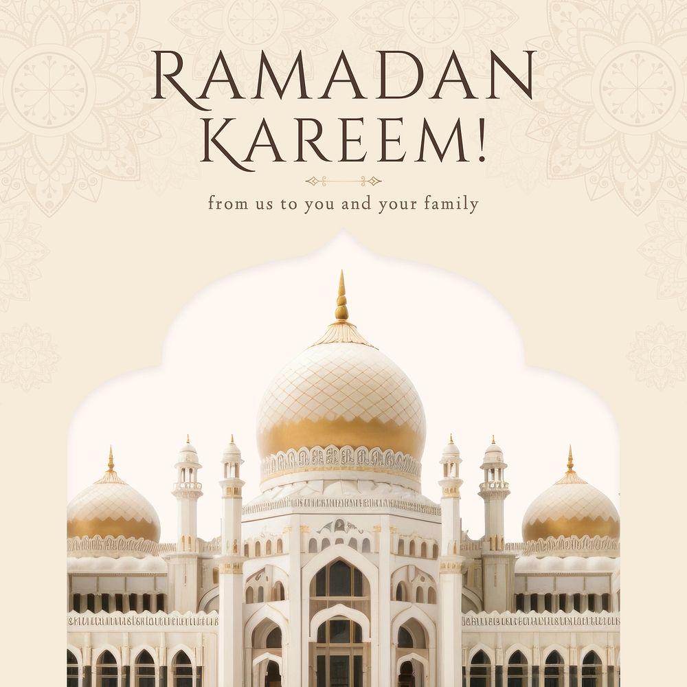 Ramadan Kareem Instagram post template