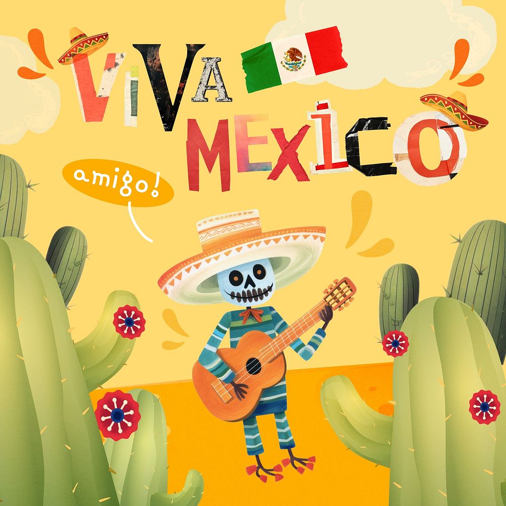 Viva Mexico Instagram post template
