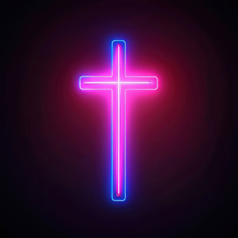 Cross icon symbol light.