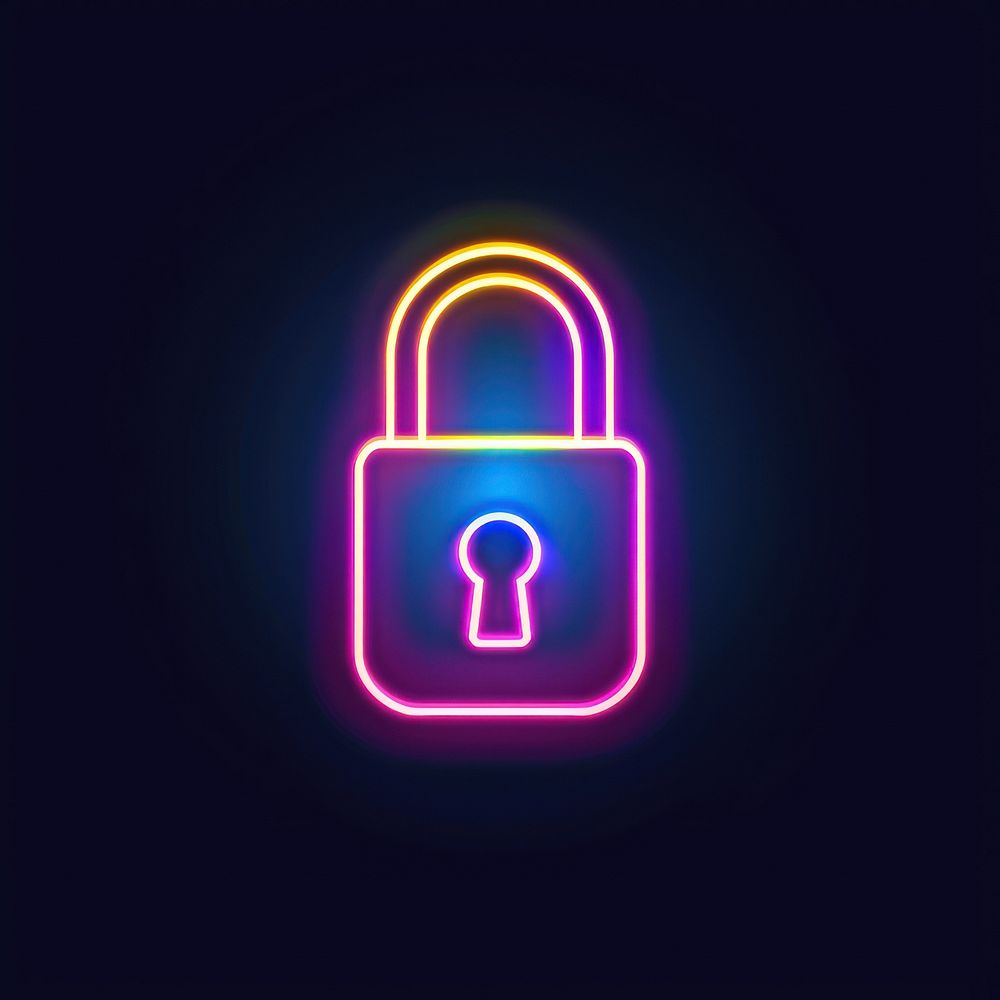 Lock icon security person human.