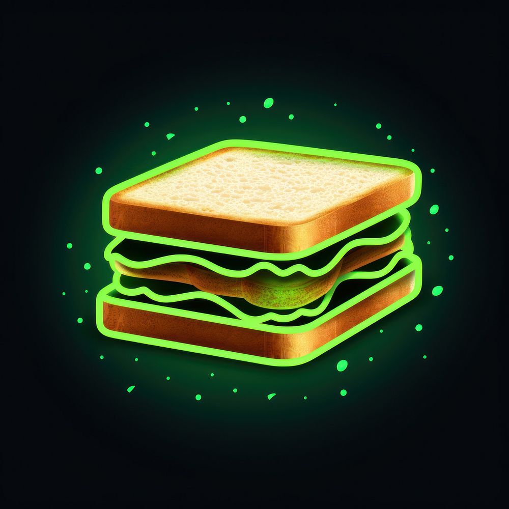 Sandwich icon ketchup lunch bread.