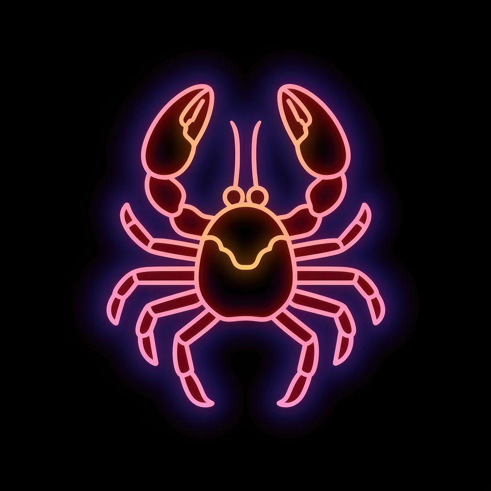 Seafood icon neon astronomy outdoors.