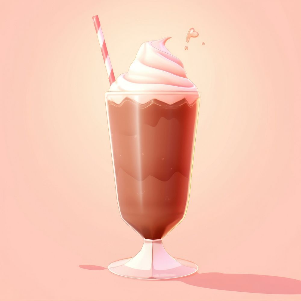 Chocolate Milkshake milkshake beverage smoothie.