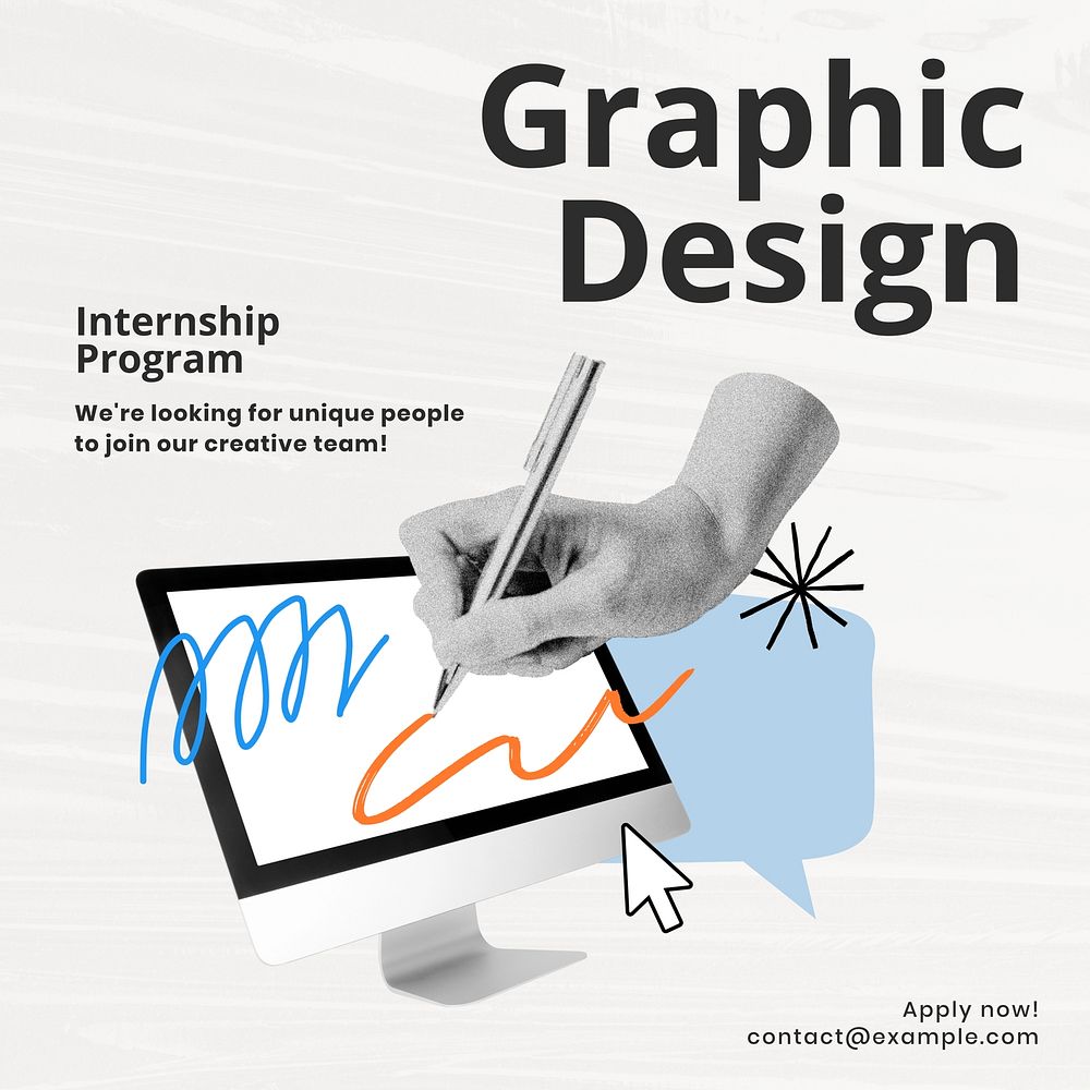 Graphic design Instagram post template