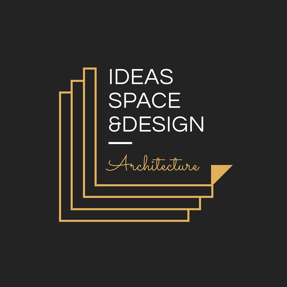 Architecture logo business  template, professional design