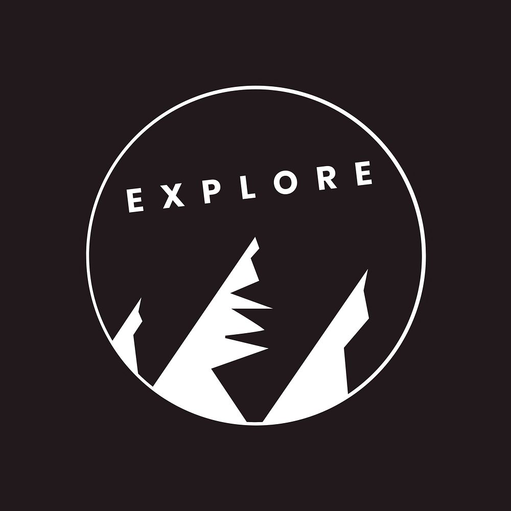 Explore logo template