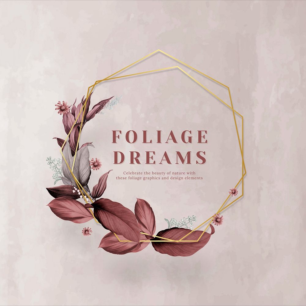 Aesthetic botanical Instagram post template | Free Photo - rawpixel