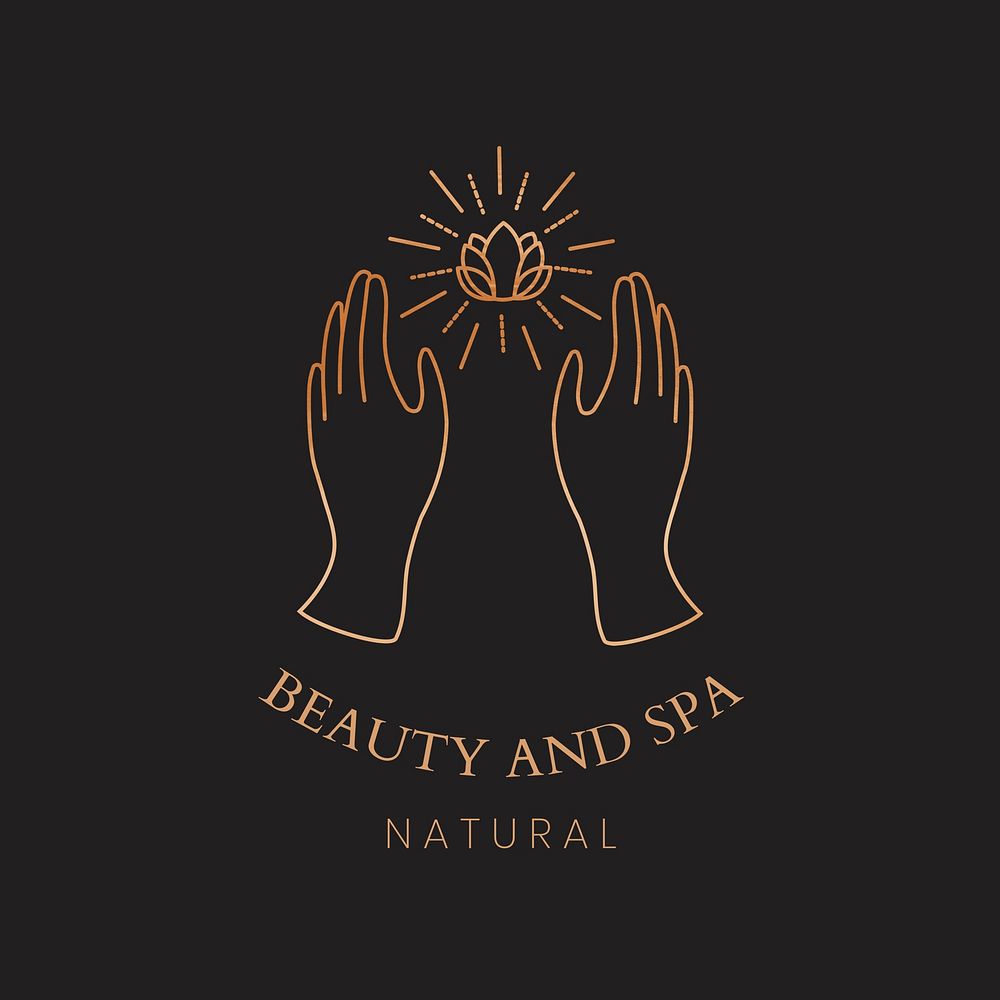 Beauty and spa logo template