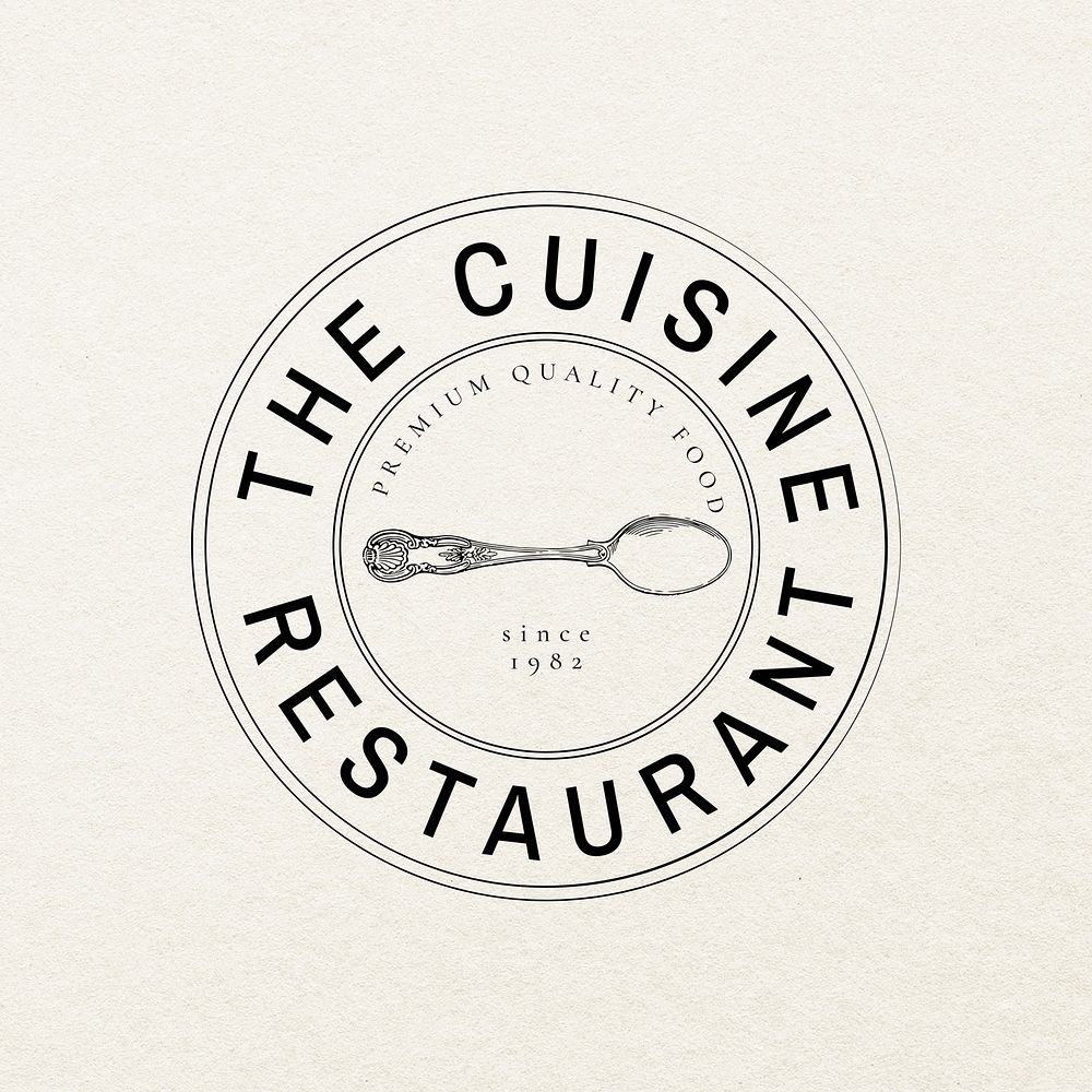 Restaurant & bar  logo template