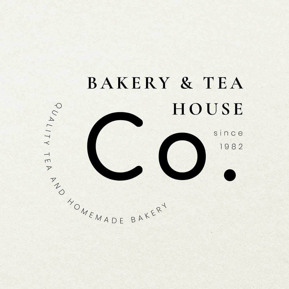 Bakery & cafe  logo template
