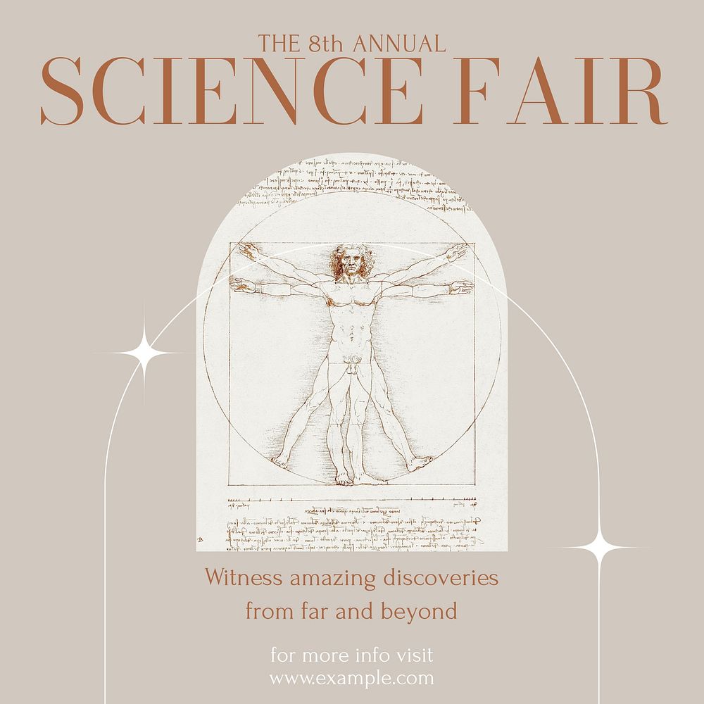Science fair Instagram post template