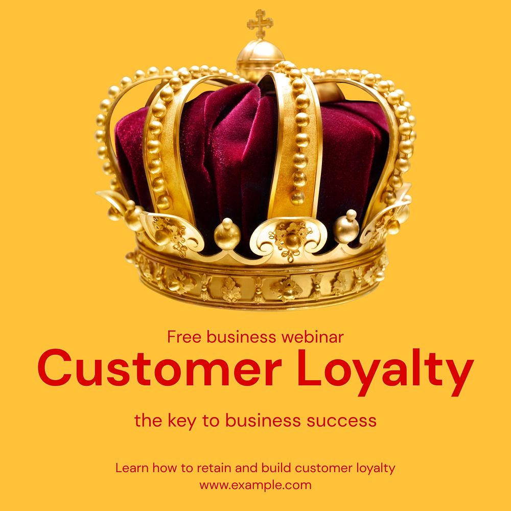 Customer loyalty Instagram ad template, editable social media post design