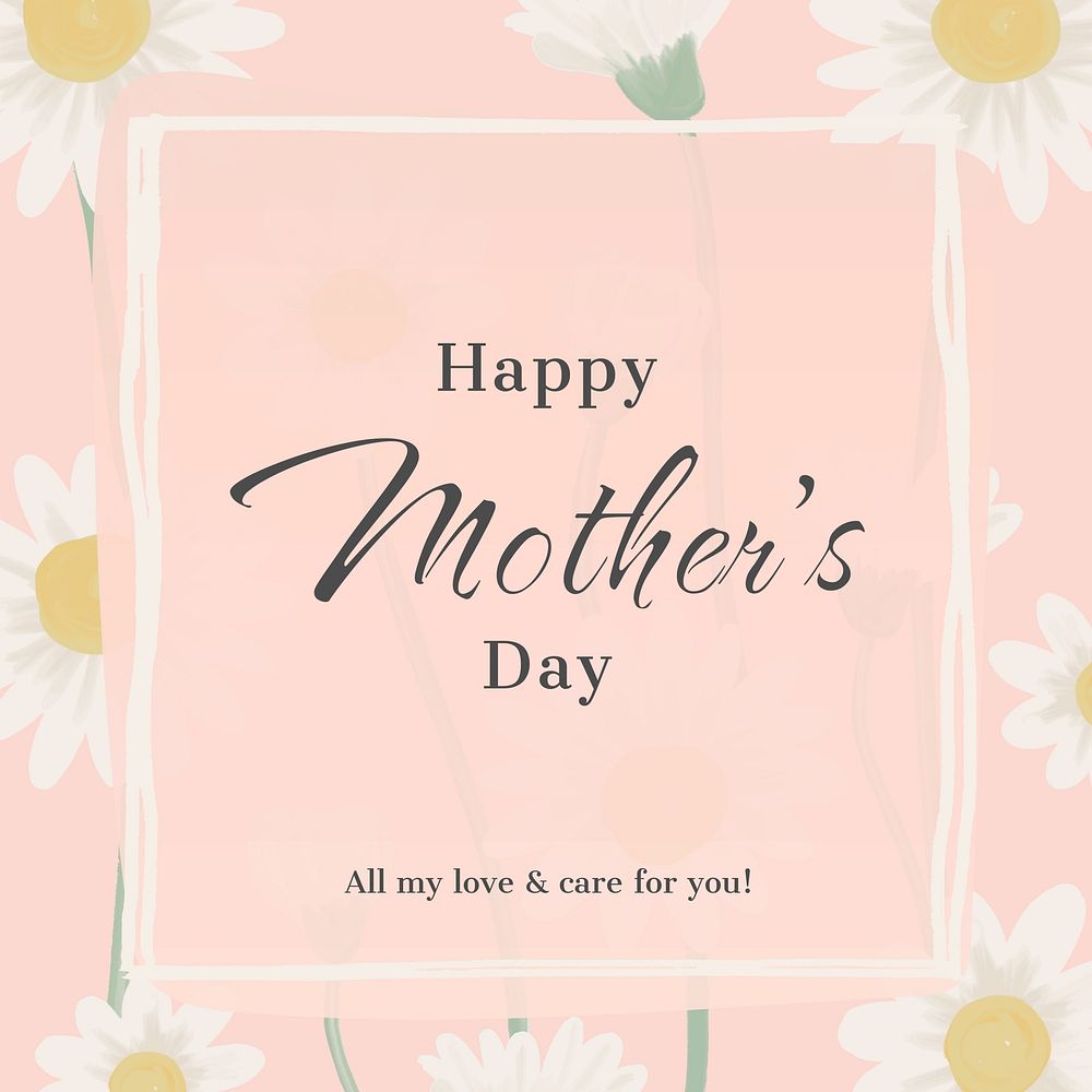 Mother's day Instagram post template