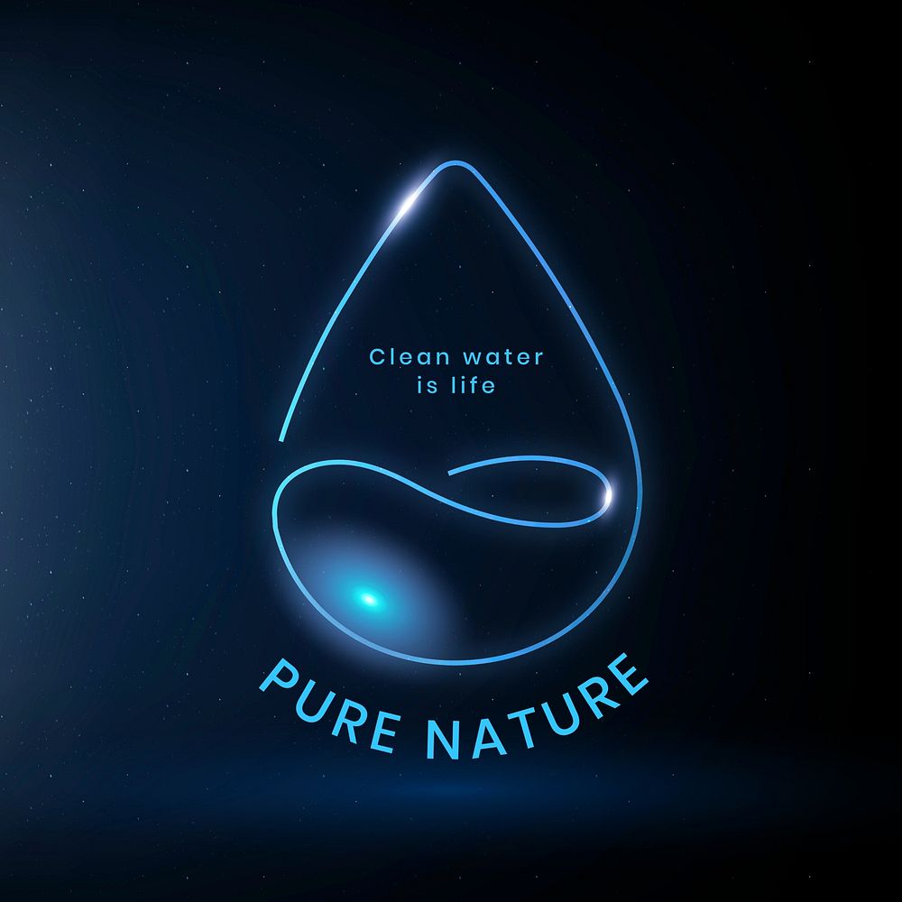 Pure nature,  environment logo design