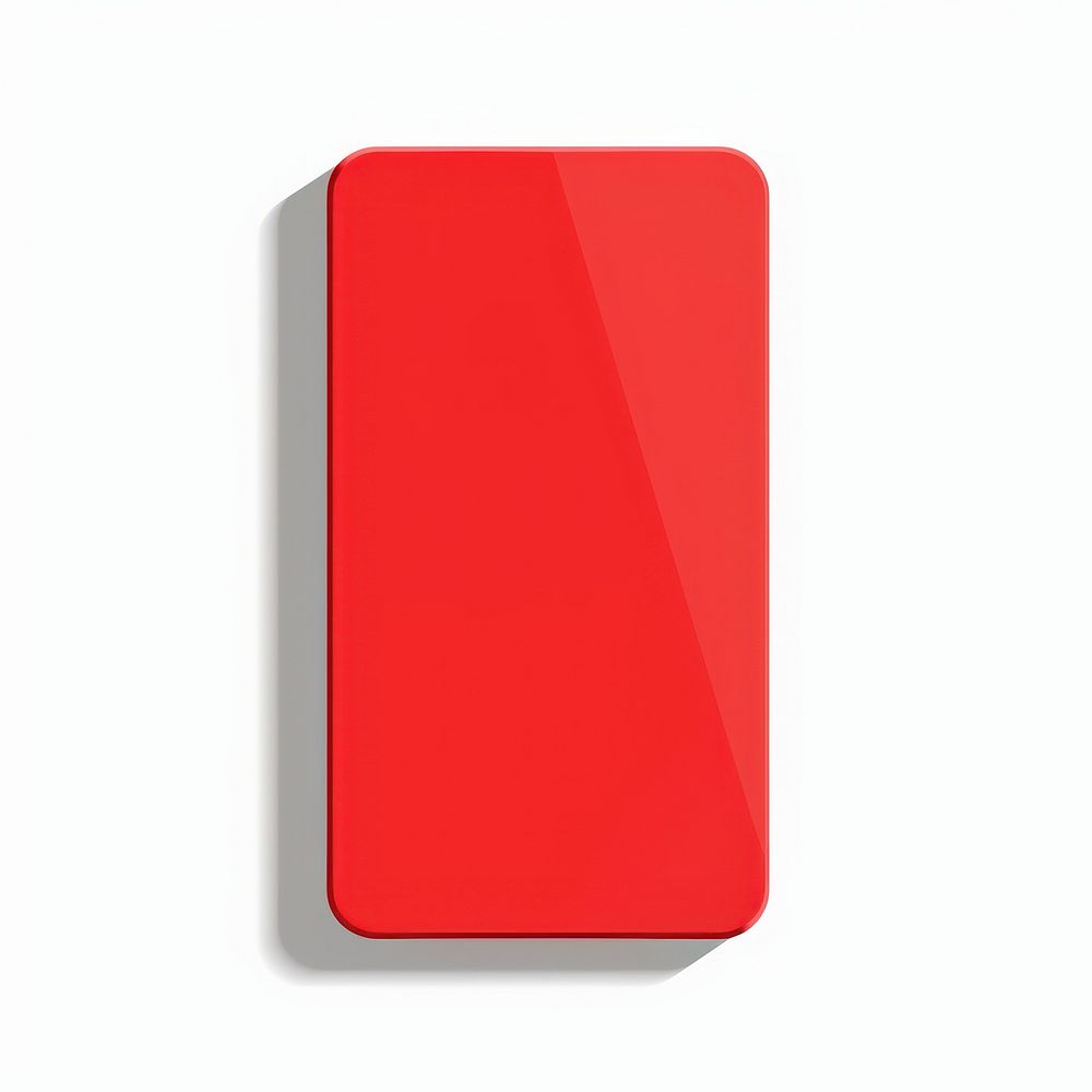 Rectangle red white background electronics.