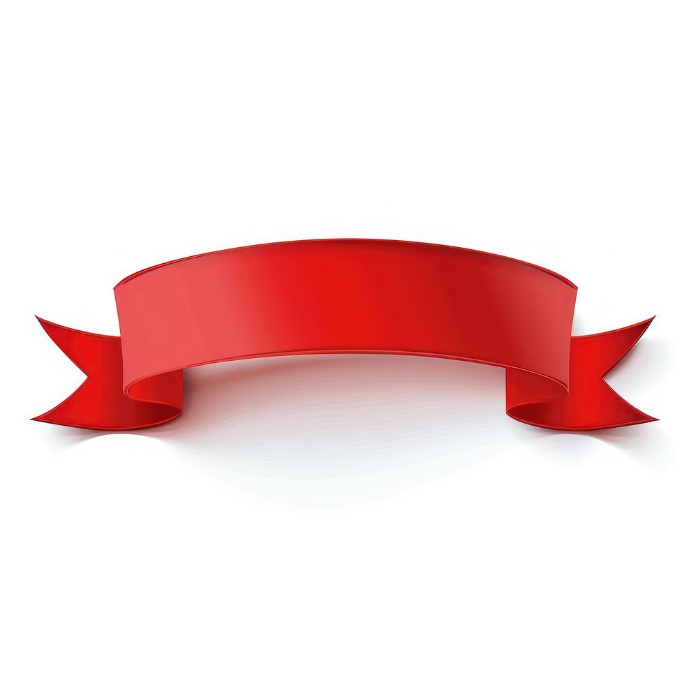 Ribbon symbol ribbon red.