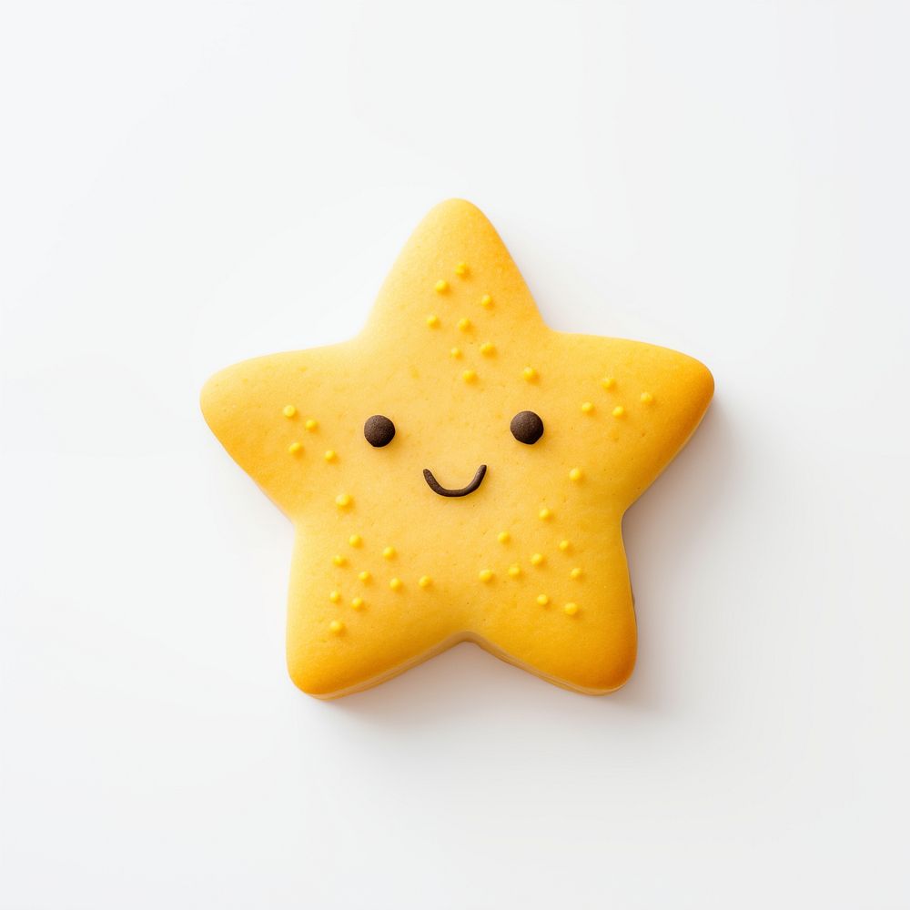 Star icon, cookie art illustration