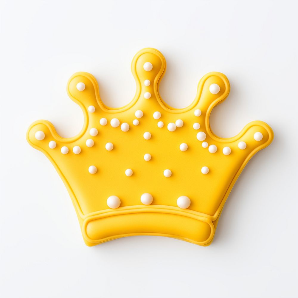 Crown icon, cookie art illustration