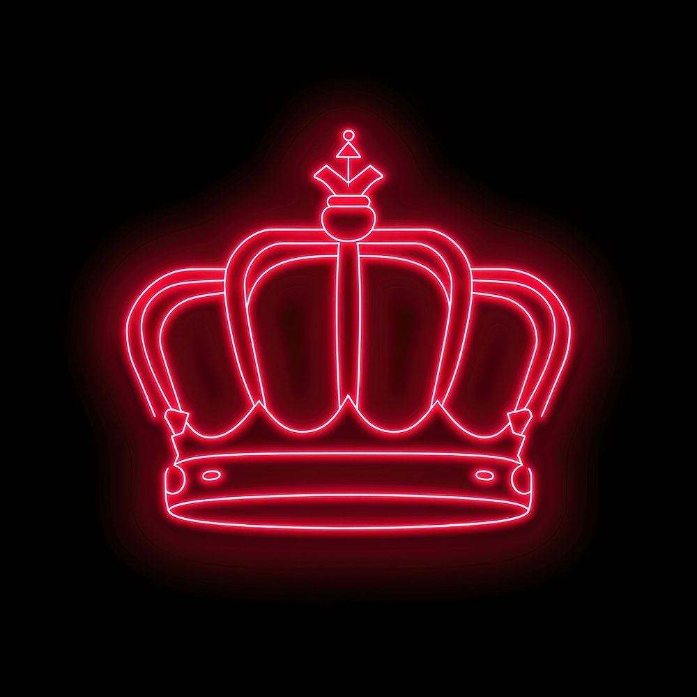 Crown icon neon bulldozer machine. | Free Photo Illustration - rawpixel