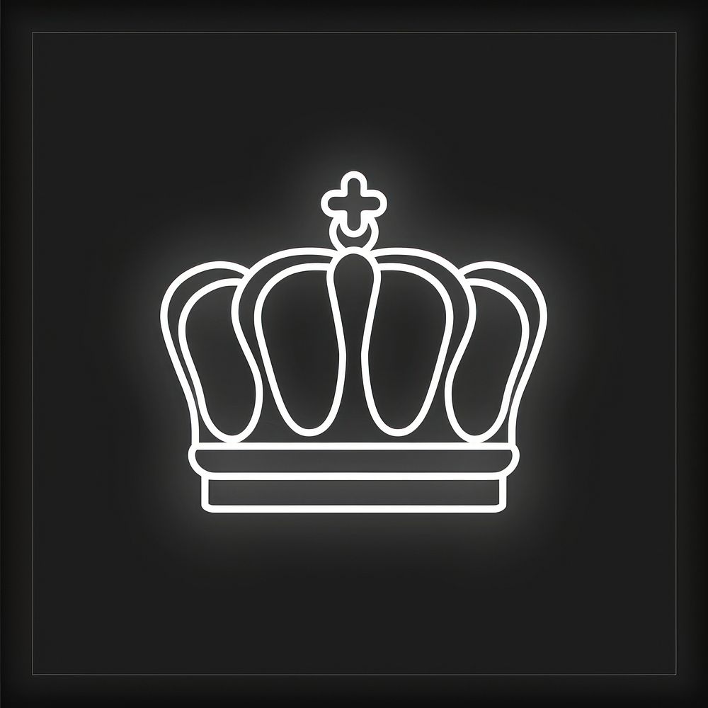 Crown icon accessories blackboard accessory.