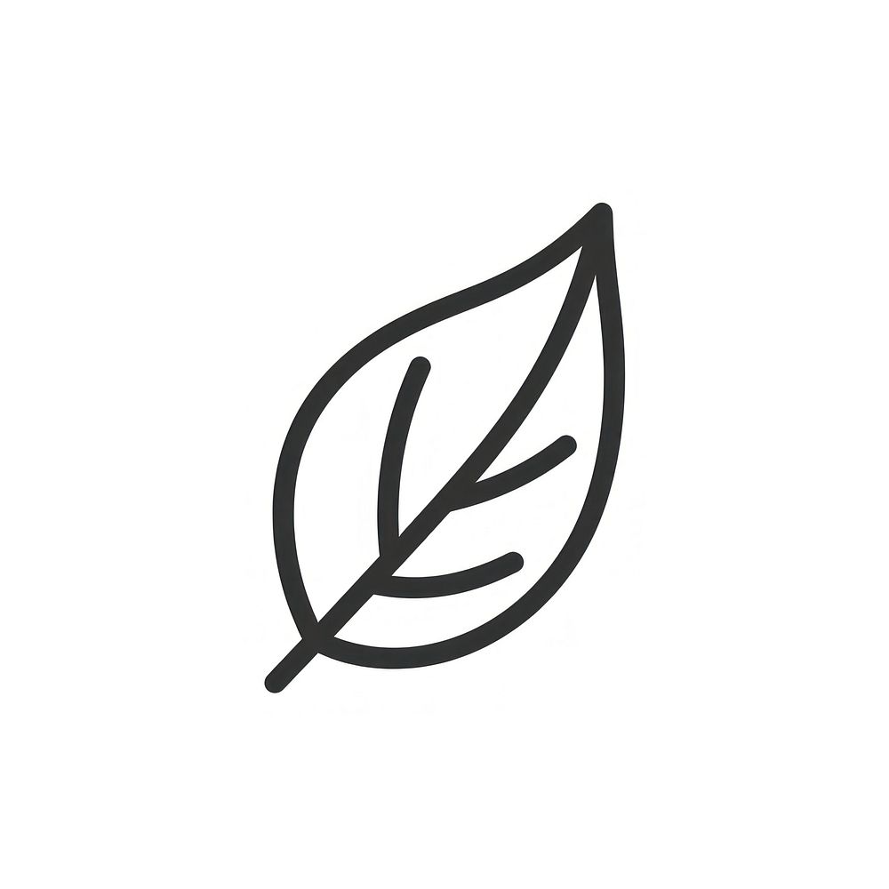Leaf branch logo weaponry plant.