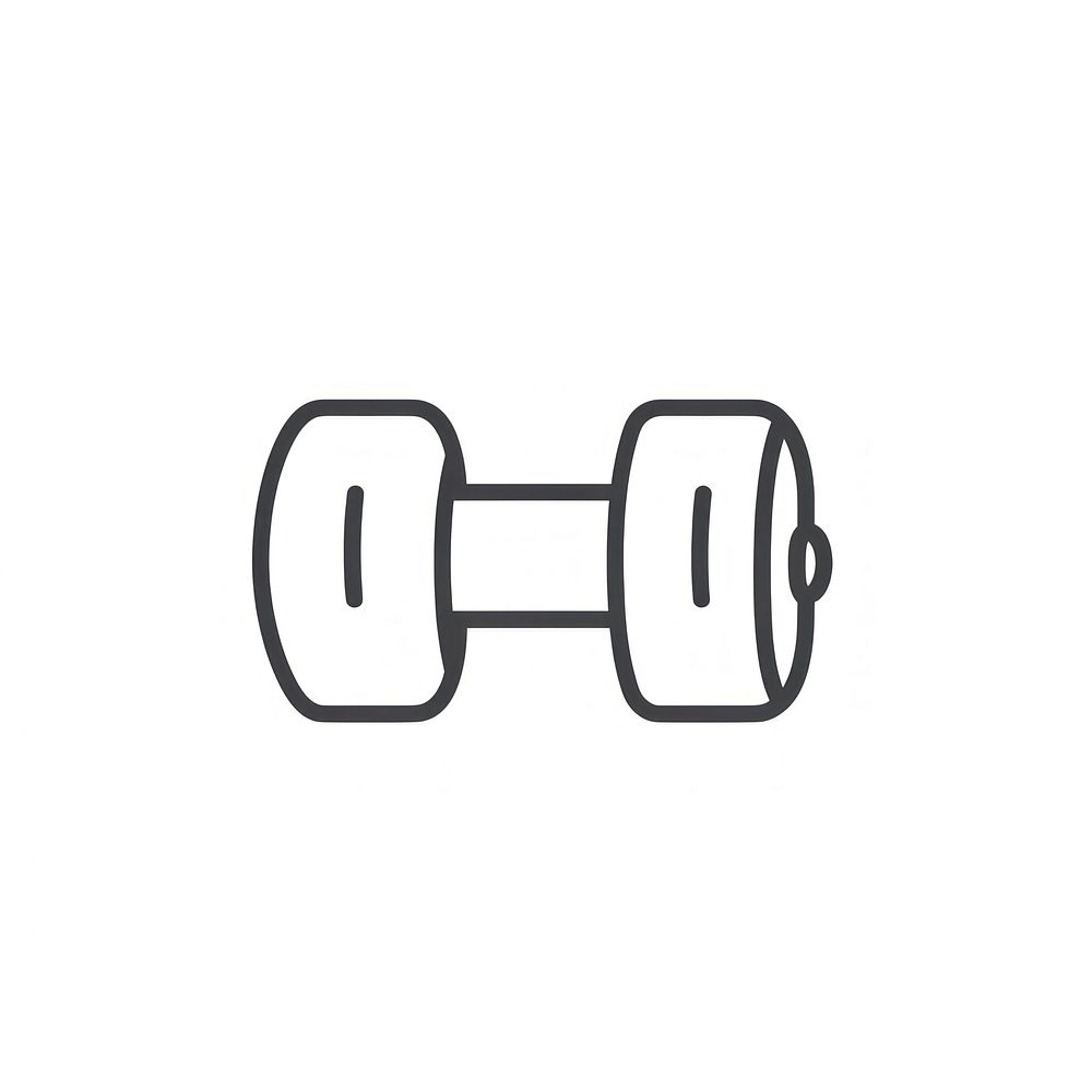 Dumbell icon exercise dynamite weaponry.