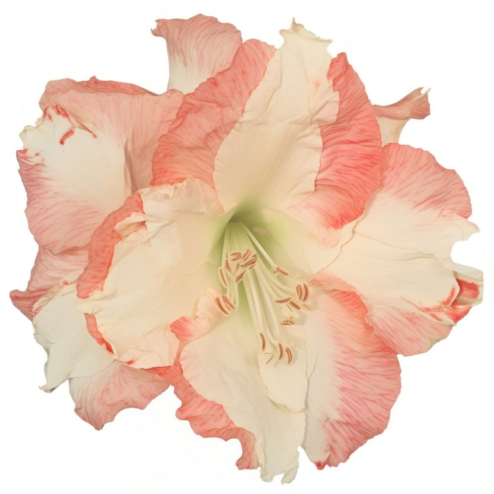 Amaryllis ripped paper amaryllis gladiolus hibiscus.