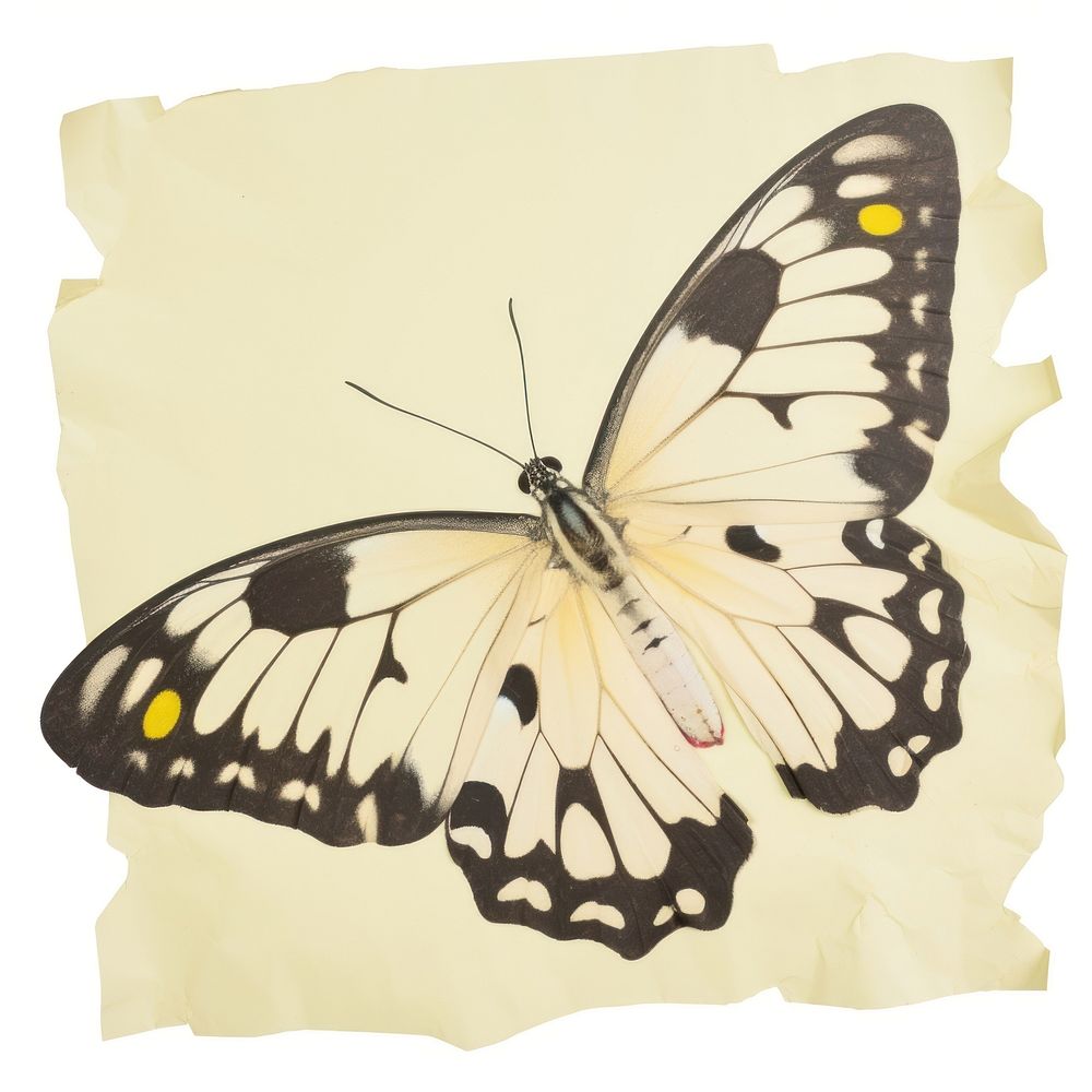 Birdwing butterfly ripped paper invertebrate appliance animal.