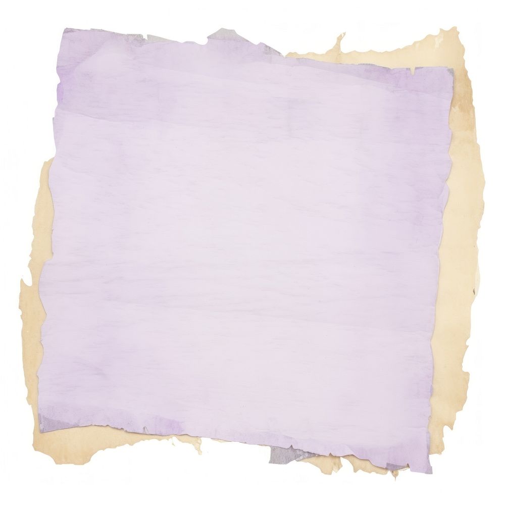 Lilac ripped paper text diaper linen.