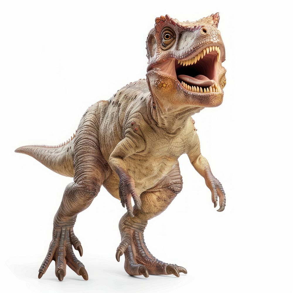 Happy smiling dancing Pachycephalosaurus dinosaur reptile animal t-rex.