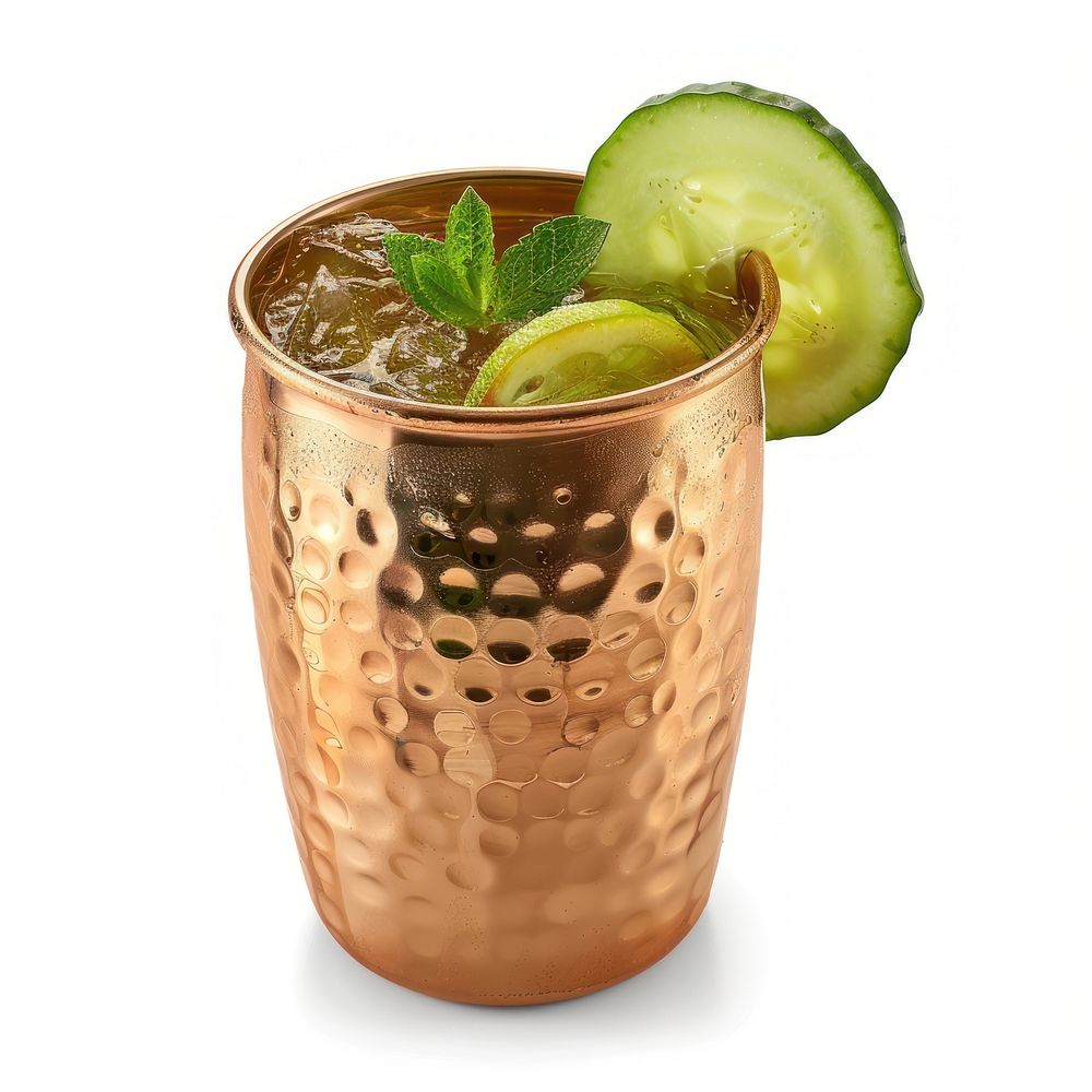 Moscow mule beverage cocktail alcohol.