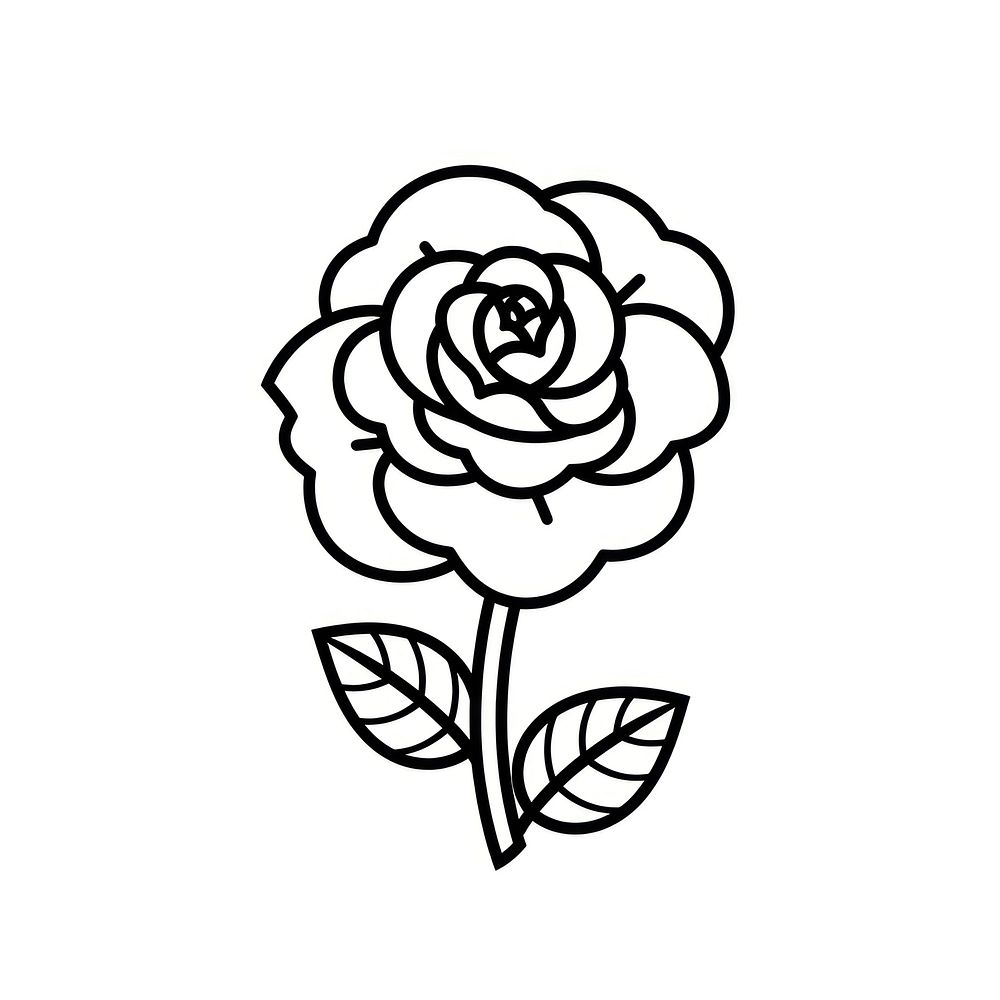 Rose flower rose illustrated dynamite.