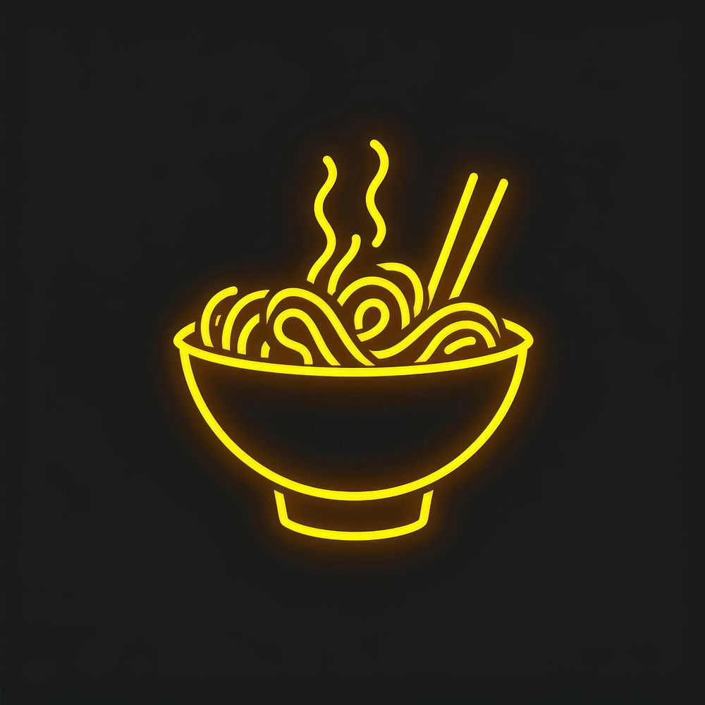 Noodles icon astronomy lighting outdoors.