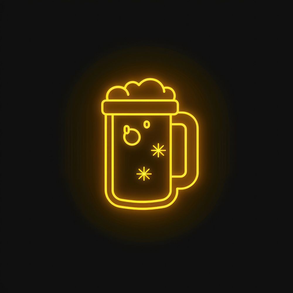 Beer icon light jar.
