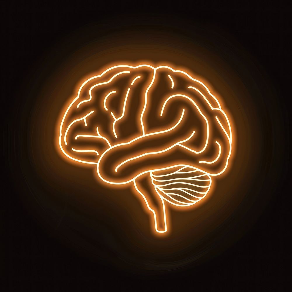 Brain icon astronomy outdoors lighting.