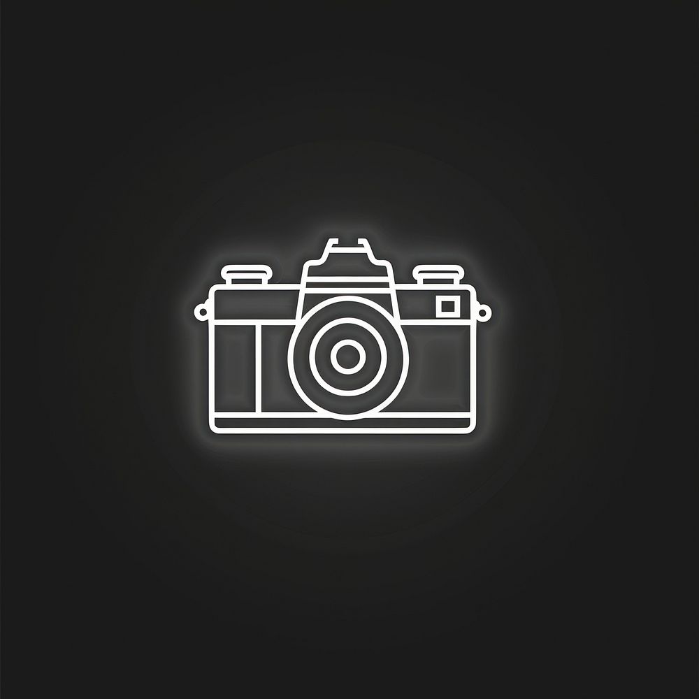 Camera icon photography electronics disk.