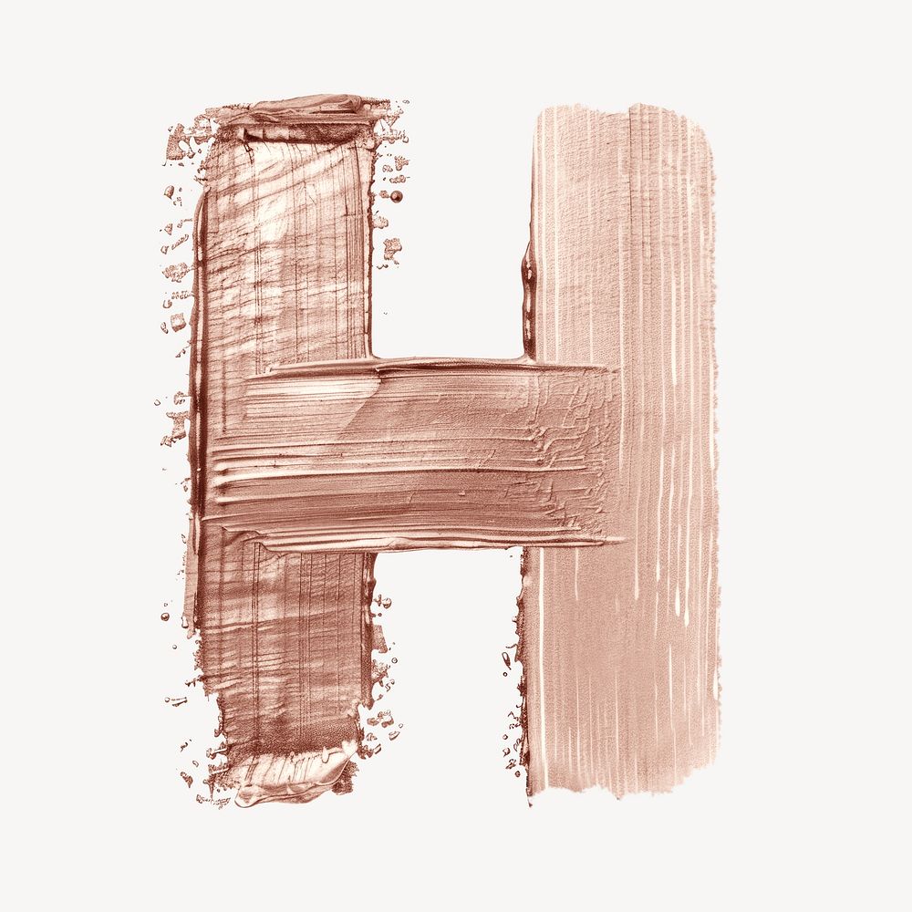 Letter H brush strokes backgrounds drawing sketch.